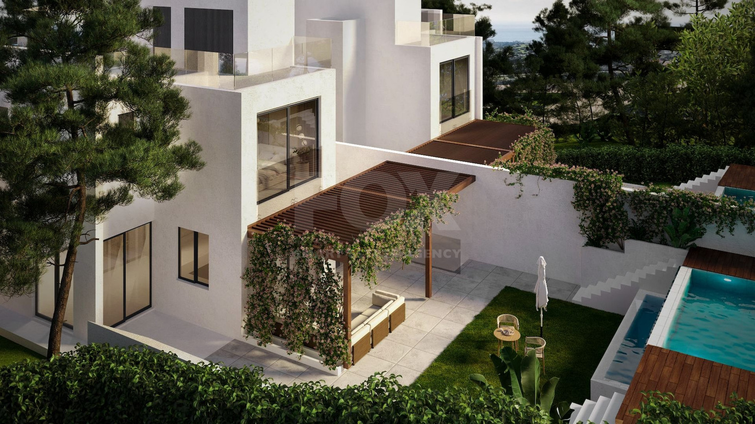 Spacious Four Bedroom Villa with Private Pool in Agios Tychon