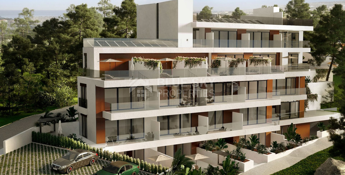 Three Bedroom Townhouse with Roof Garden in Agios Tychon