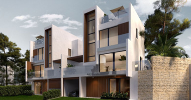 Three Bedroom Townhouse with Roof Garden in Agios Tychon