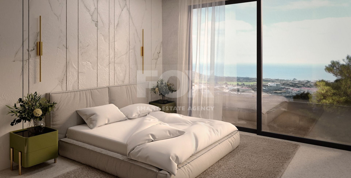 Duplex Four Bedroom Apartment with common swimming pool in Agios Tychon