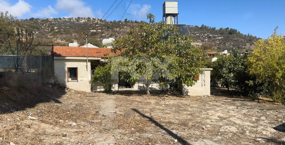 Ground-Floor House on a Corner Plot with High Development Potential in Salamiou Village