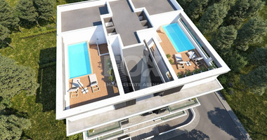Top floor 3 Bedroom Apartment with Pool in Agios Nikolaos, Limassol