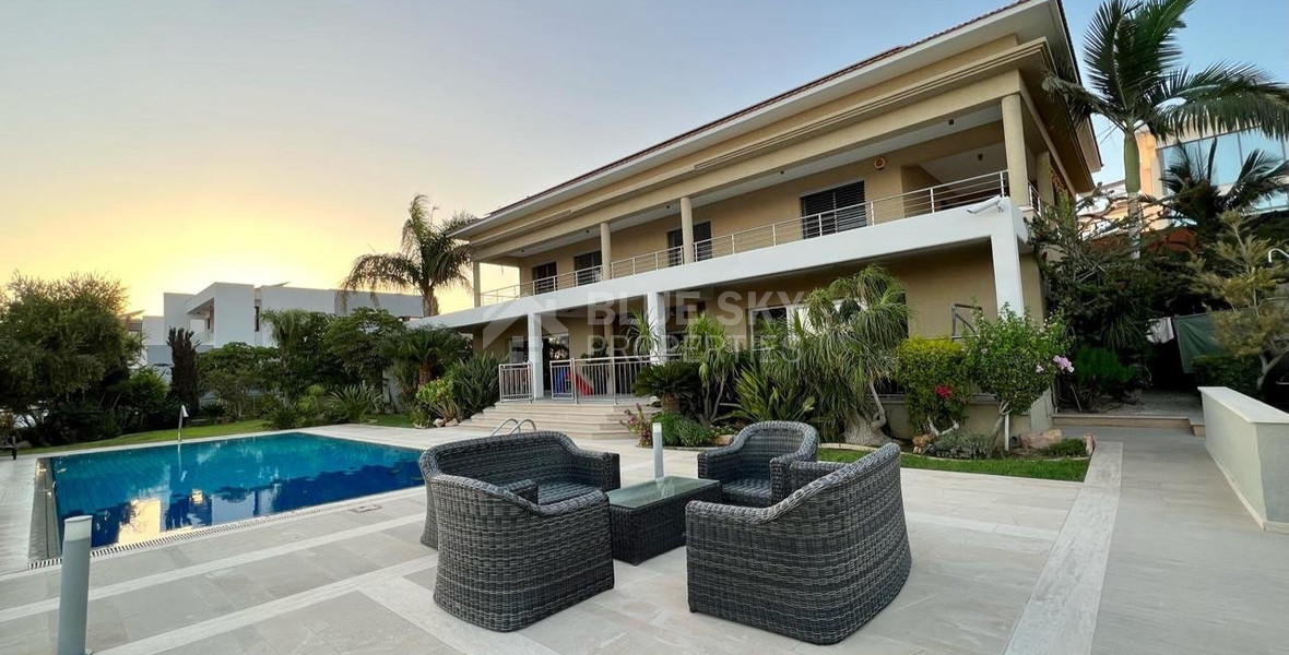 LUXURY SEVEN  BEDROOM VILLA FOR SALE WITH PANORAMIC SEA VIEWS IN THE EXCLUSIVE AREA OF PANIOTIS (GERMASOGIA)