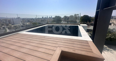 Modern three Bedroom- two level penthouse with roof garden and pool in Agios Georgios Havouzas
