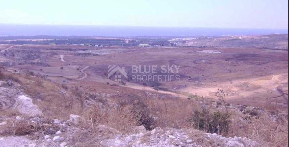 Agricultural Land 8,300m² with Sea View & Solar Panel Potential in Anarita