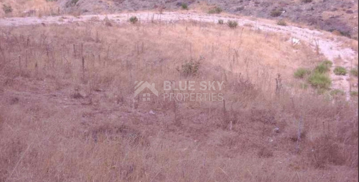Agricultural Land 8,300m² with Sea View & Solar Panel Potential in Anarita