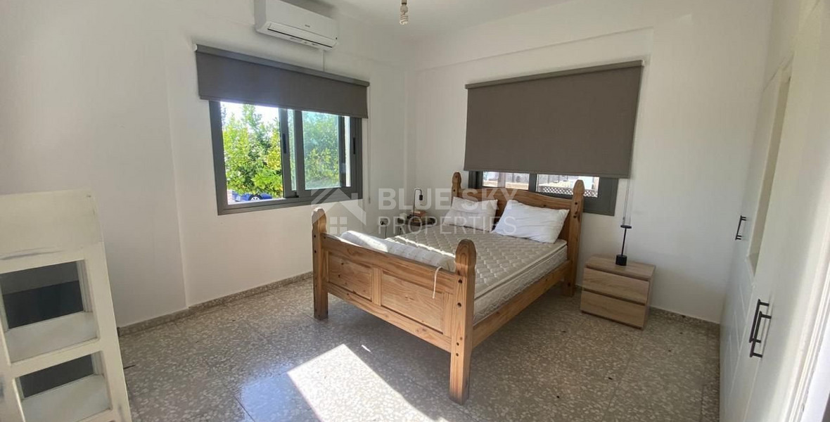 Fully furnished three bedroom detached bungalow with spacious plot in Agios Theodoros, Paphos