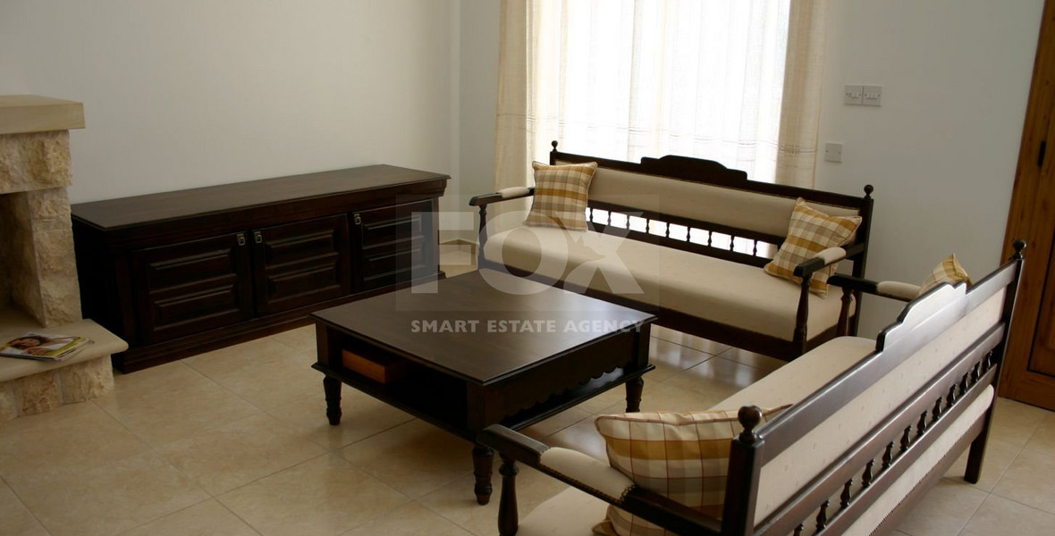 Spacious Fully Furnished 3 Bedroom House for rent in Vouni, Limassol