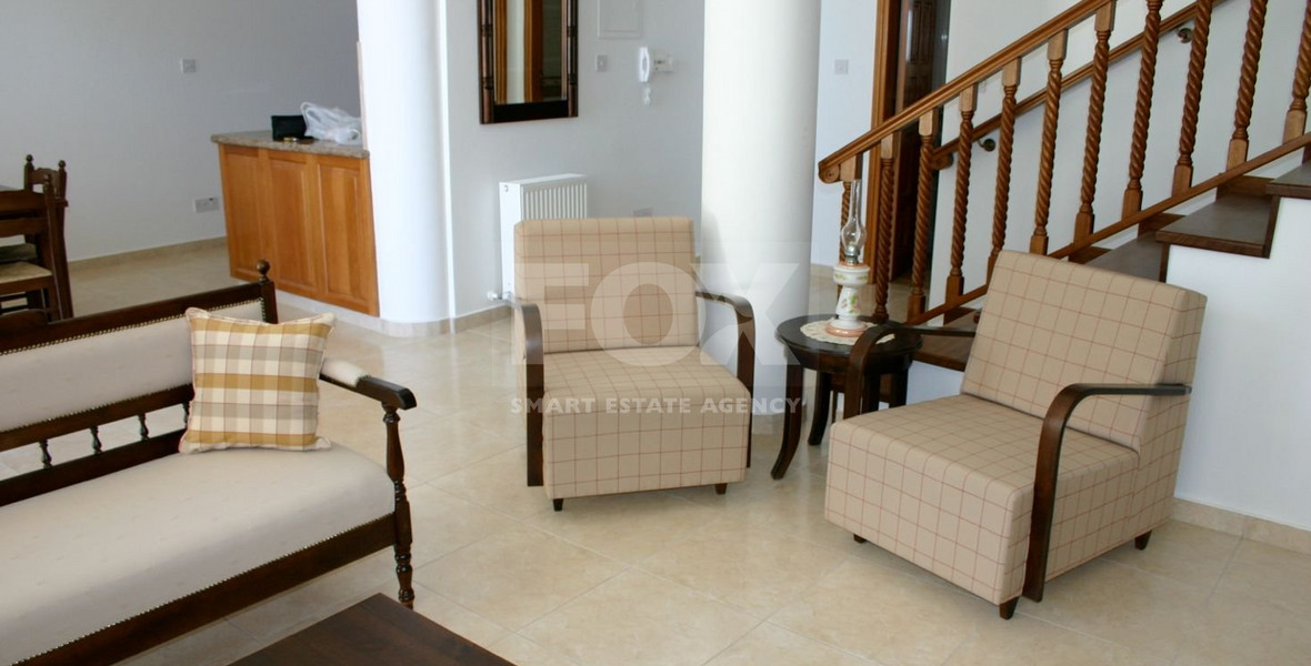 Spacious Fully Furnished 3 Bedroom House for rent in Vouni, Limassol