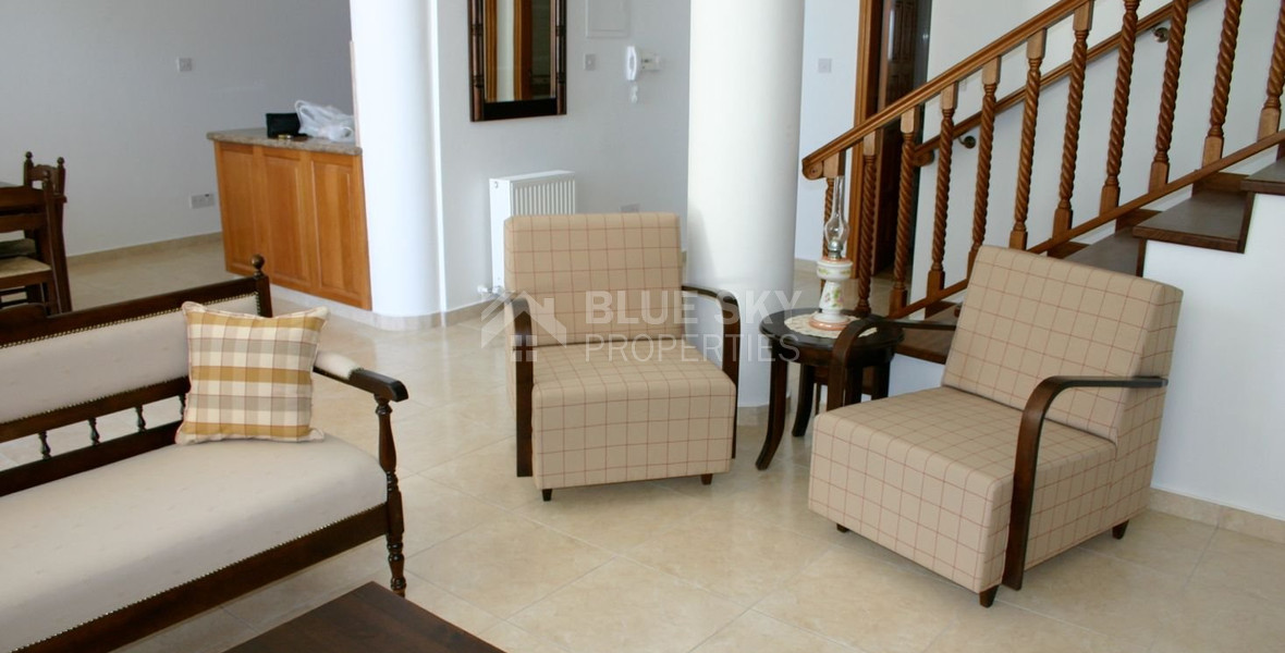 Spacious Fully Furnished 3 Bedroom House for rent in Vouni, Limassol