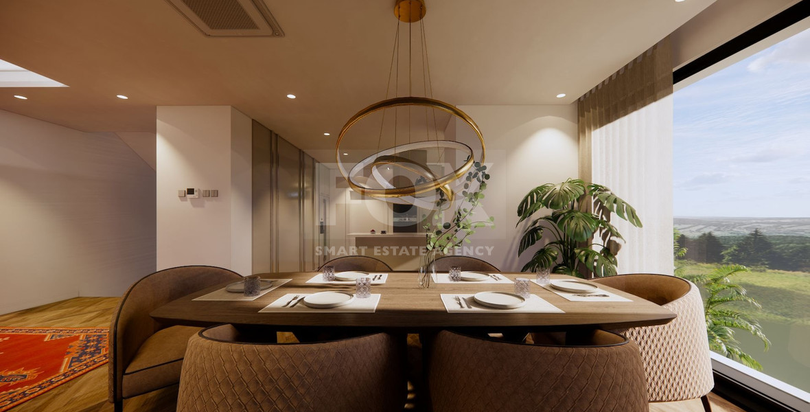 Spacious Four Bedroom House with Swimming pool &  Sea View in Agios Tychon