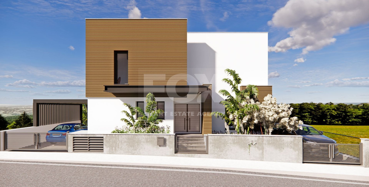 Spacious Four Bedroom House with Swimming pool &  Sea View in Agios Tychon