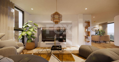 Spacious Four Bedroom House with Swimming pool &  Sea View in Agios Tychon