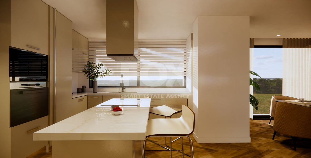 Spacious Four Bedroom House with Swimming pool &  Sea View in Agios Tychon