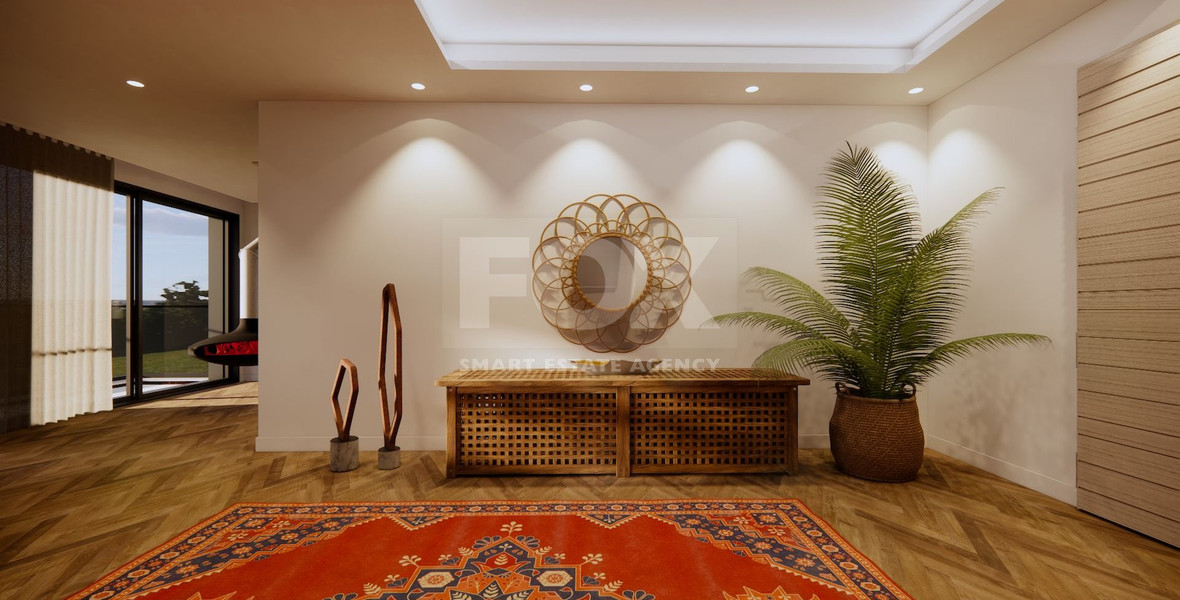 Spacious Four Bedroom House with Swimming pool &  Sea View in Agios Tychon