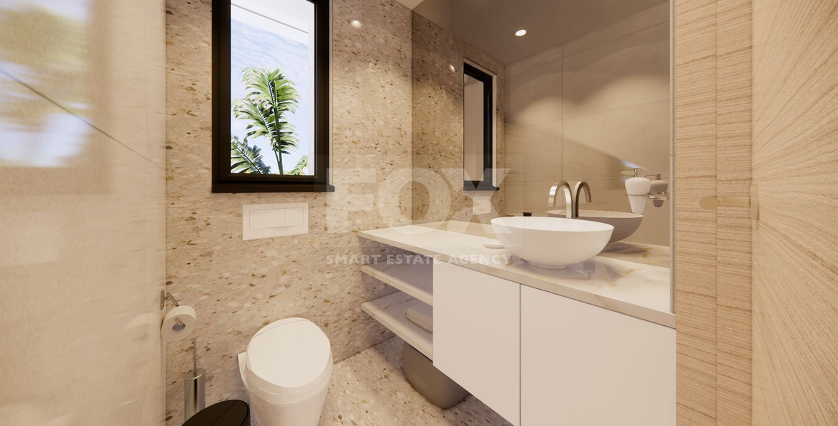 Spacious Four Bedroom House with Swimming pool &  Sea View in Agios Tychon