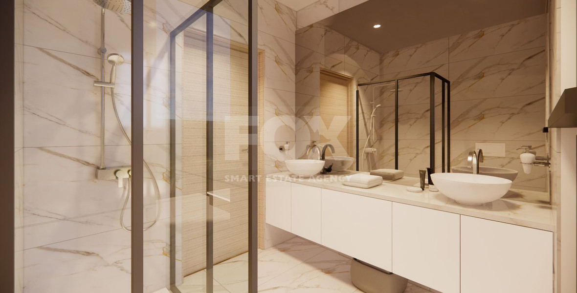 Spacious Four Bedroom House with Swimming pool &  Sea View in Agios Tychon