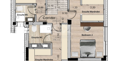 Spacious Four Bedroom House with Swimming pool &  Sea View in Agios Tychon