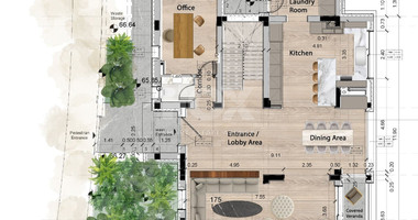 Spacious Four Bedroom House with Swimming pool &  Sea View in Agios Tychon