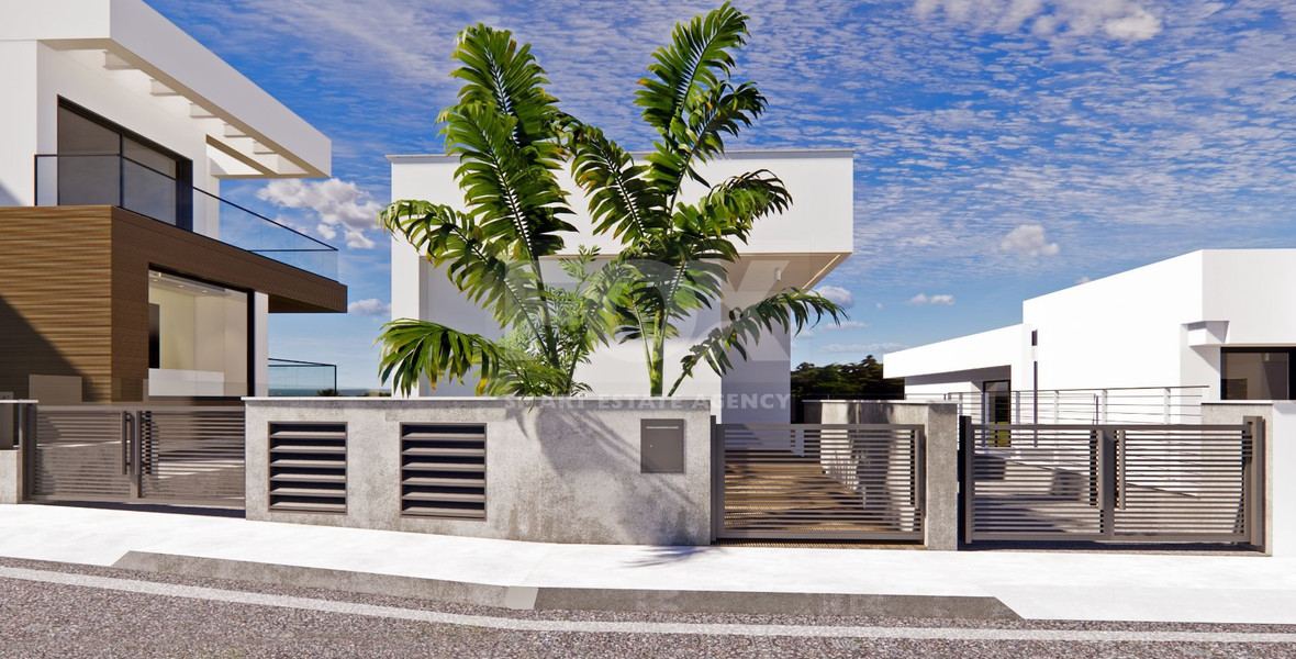 Spacious 3 Bedroom House with Swimming Pool and Sea View in Agios Tychon