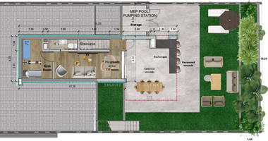 Spacious 3 Bedroom House with Swimming Pool and Sea View in Agios Tychon