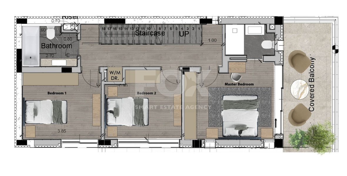 Spacious 3 Bedroom House with Swimming Pool and Sea View in Agios Tychon