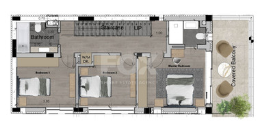 Spacious 3 Bedroom House with Swimming Pool and Sea View in Agios Tychon