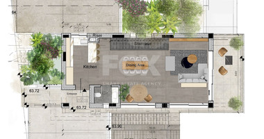 Spacious 3 Bedroom House with Swimming Pool and Sea View in Agios Tychon