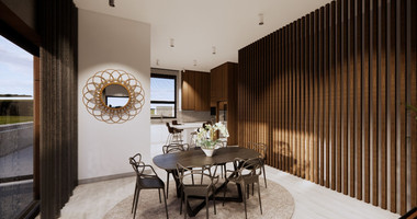 Spacious 3 Bedroom House with Swimming Pool and Sea View in Agios Tychon