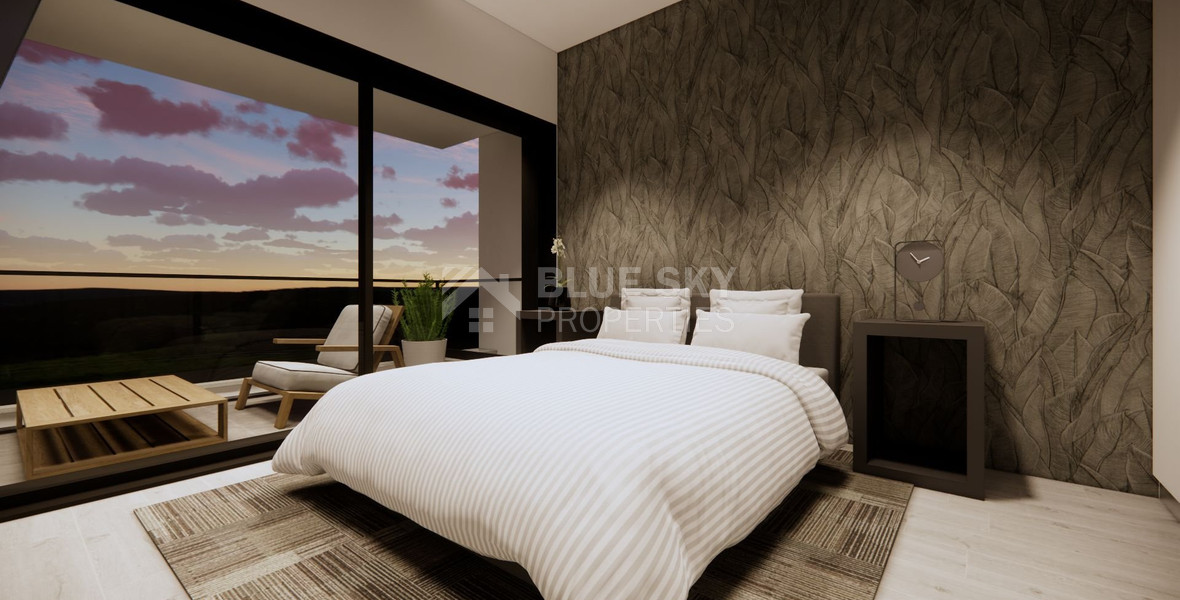 Spacious 3 Bedroom House with Swimming Pool and Sea View in Agios Tychon