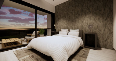 Spacious 3 Bedroom House with Swimming Pool and Sea View in Agios Tychon