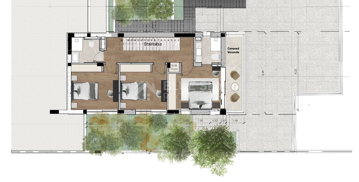 Spacious 3 Bedroom House with Swimming Pool and Sea View in Agios Tychon