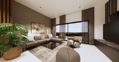 Spacious 3 Bedroom House with Swimming Pool and Sea View in Agios Tychon