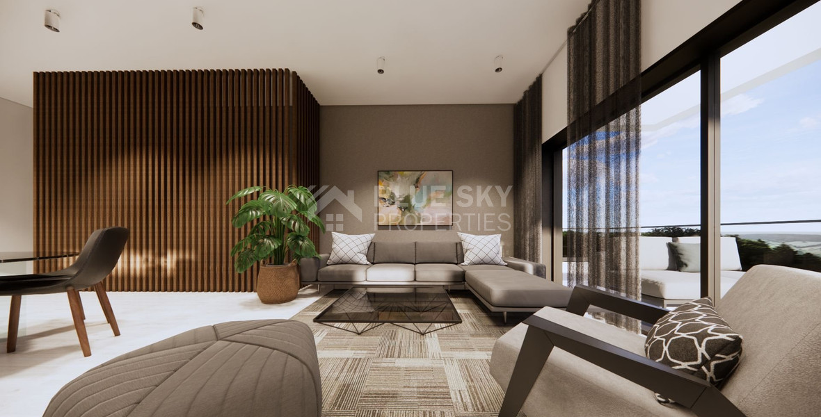 Spacious 3 Bedroom House with Swimming Pool and Sea View in Agios Tychon