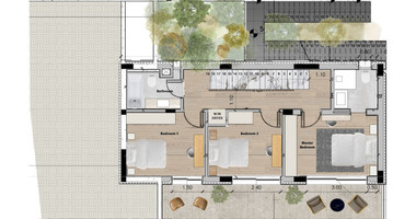 Spacious 3 Bedroom House with Swimming Pool and Sea View in Agios Tychon