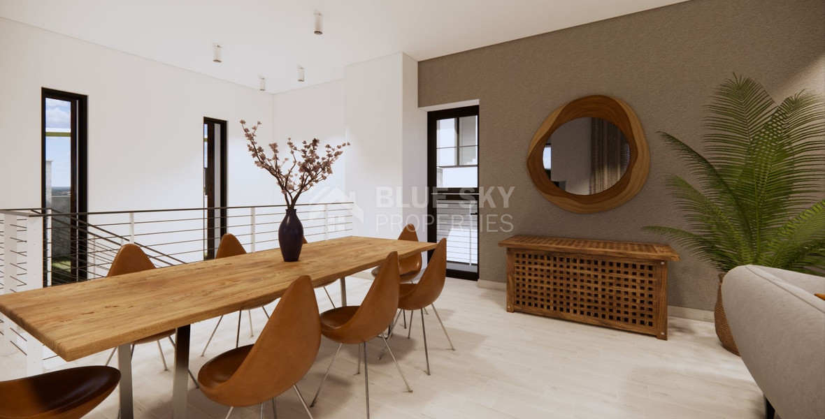 Spacious 3 Bedroom House with Swimming Pool and Sea View in Agios Tychon