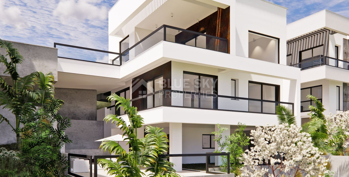 Spacious 3 Bedroom House with Swimming Pool and Sea View in Agios Tychon