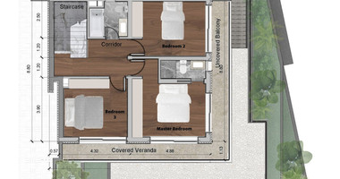 Spacious 3 Bedroom House with Swimming Pool and Sea View in Agios Tychon