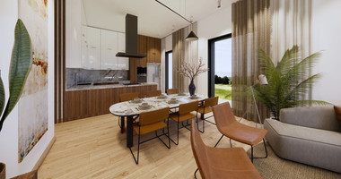 Spacious 3 Bedroom House with Swimming Pool and Sea View in Agios Tychon