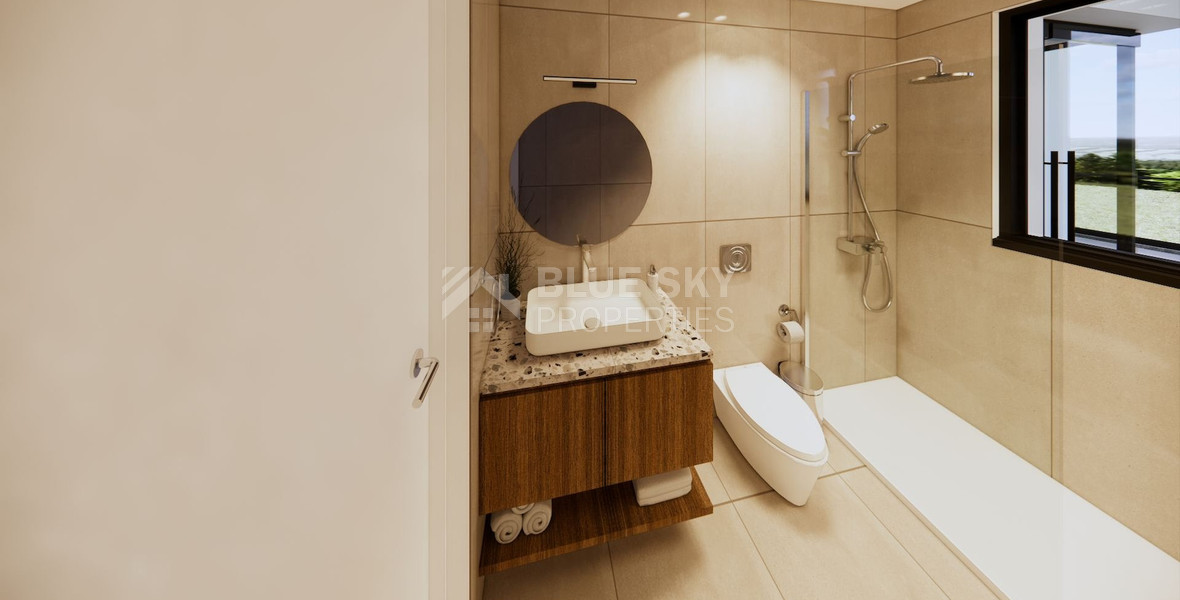 Spacious 3 Bedroom House with Swimming Pool and Sea View in Agios Tychon