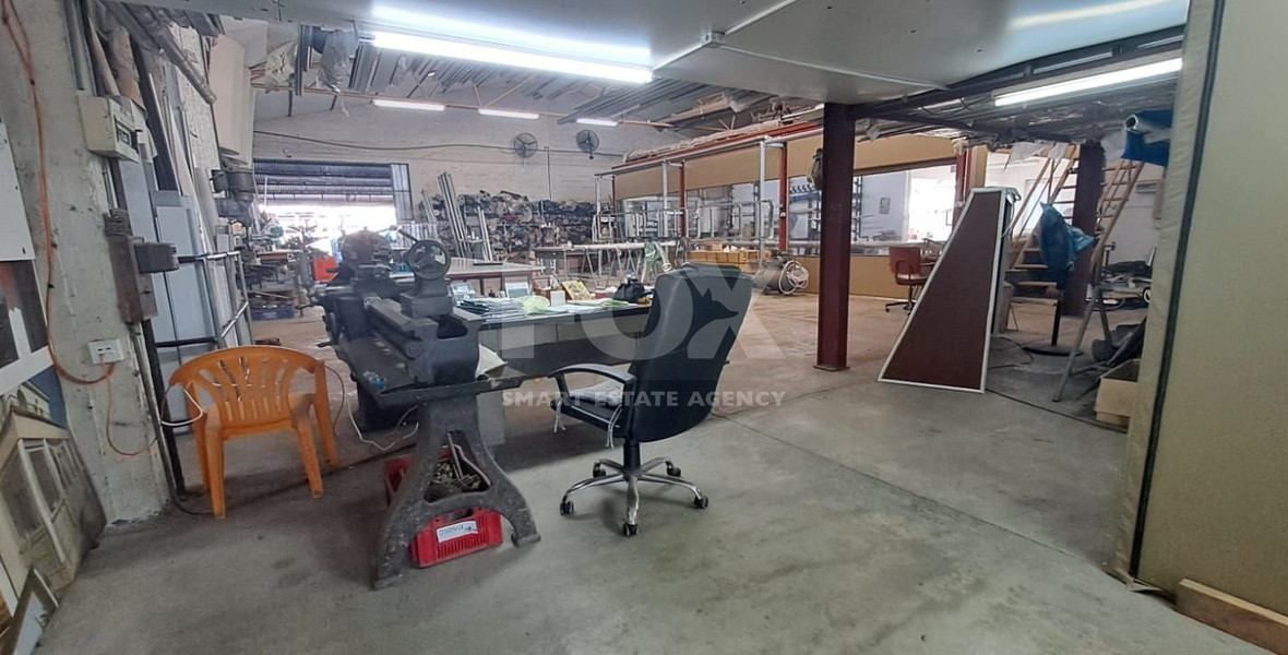 Warehouse of 600m2 for rent in the Agios Athanasios Industrial Estate