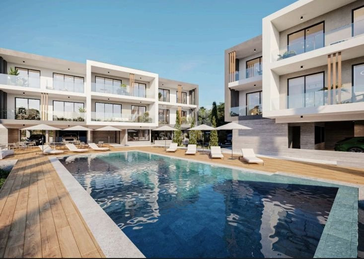 Mieszkanie 1 pokój 52 m² Chloraka, Cypr