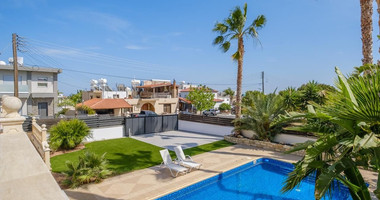 Spacious four-bedroom house with pool for rent in Ypsoupoli, Limassol