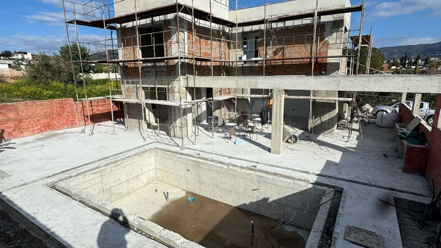 Modern  House with Pool For Sale in Parekklisia