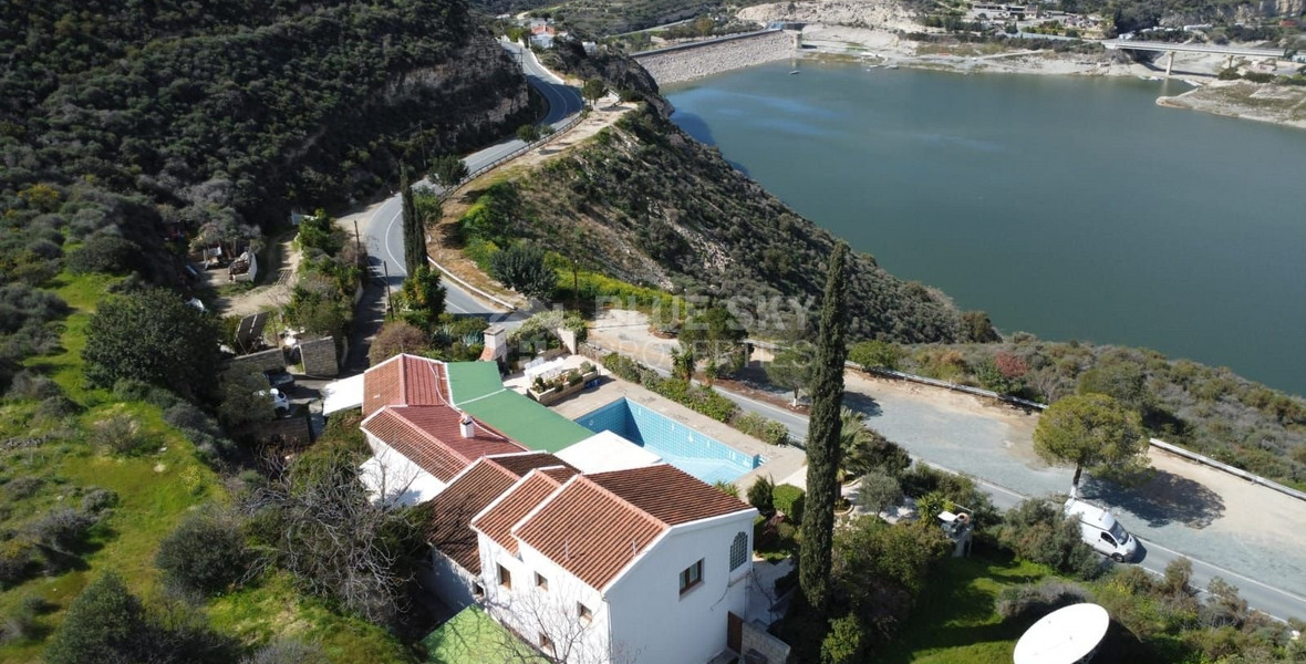 Exclusive Villa for Sale in Germasogeia: with Panoramic Dam & Mountain Views