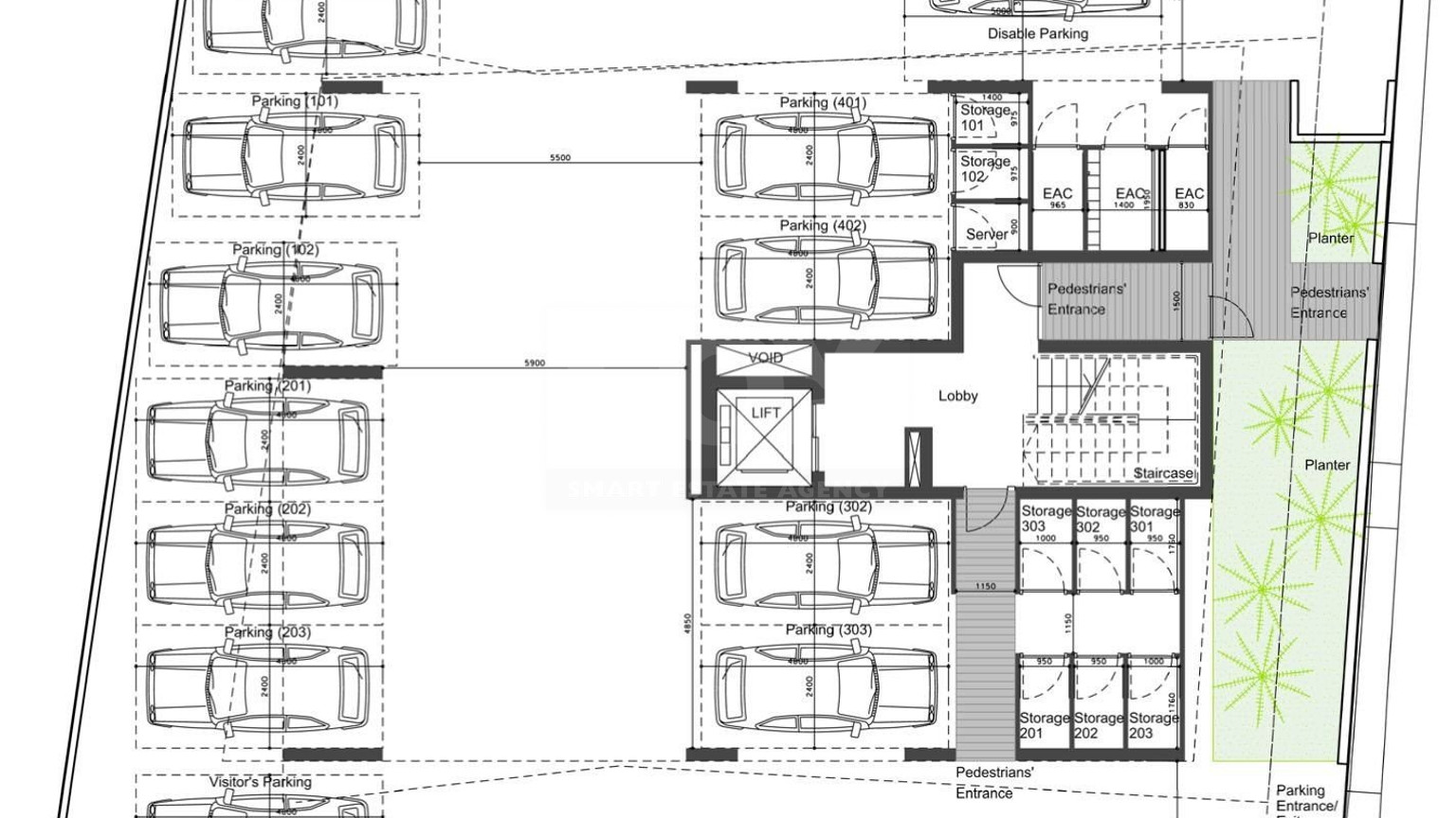 Top floor 3 bedroom apartment with Roof Garden  for sale in Agia Zoni, Limassol