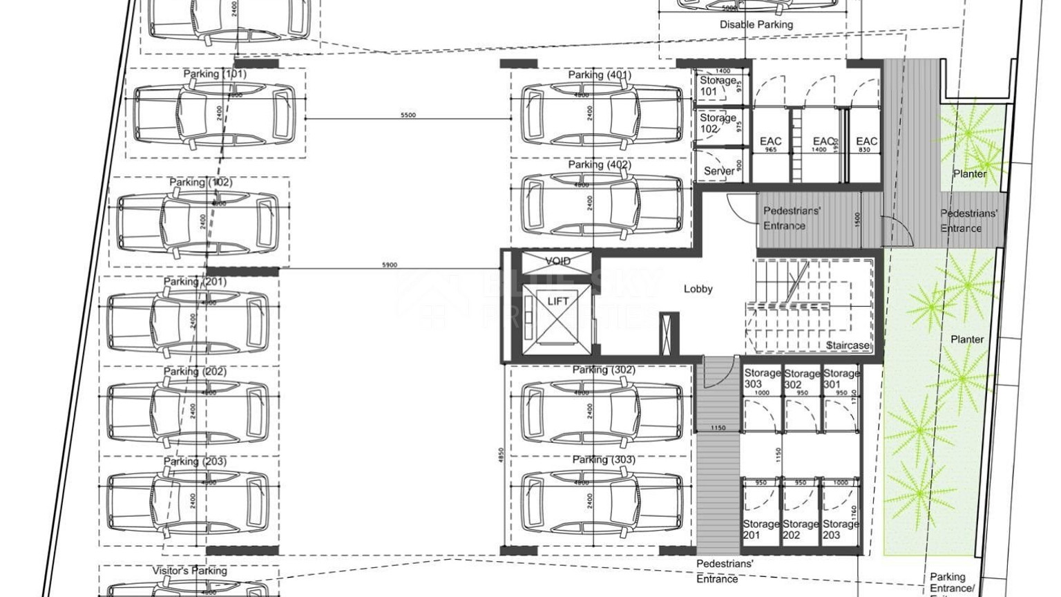 Top floor 3 bedroom apartment with Roof Garden  for sale in Agia Zoni, Limassol