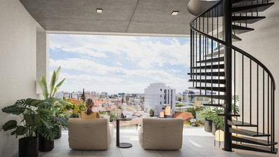 Top floor 3 bedroom apartment with Roof Garden  for sale in Agia Zoni, Limassol