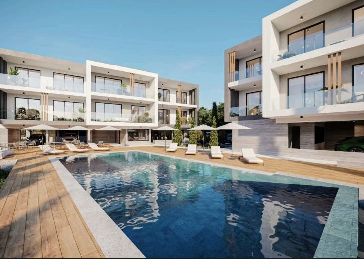 1 bedroom apartment 50 m² Chloraka, Cyprus