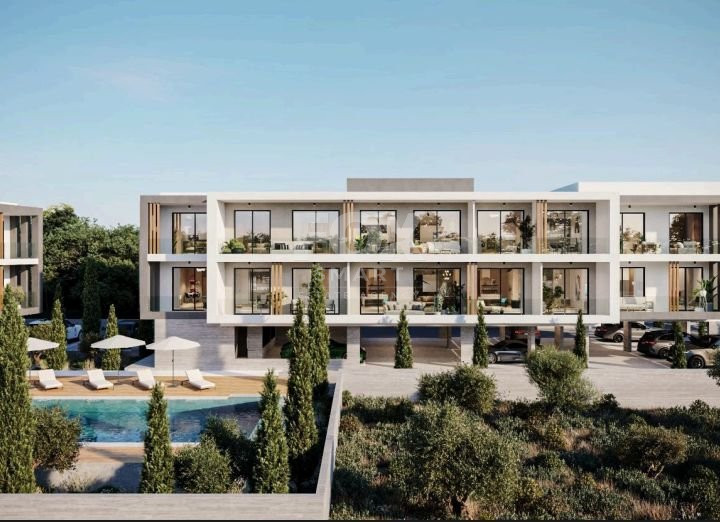 Mieszkanie 2 pokoi 75 m² Chloraka, Cypr